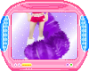 !iD Purple Fuzzy Tail