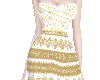 Gold Lace Dress