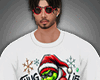 Xmas Grinch White Tee