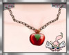 *F Female apple necklace