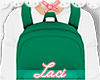 ﾟ✧ green backpack