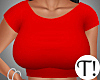 T! Casual Red Tee