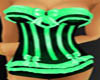[DA] neon green corset