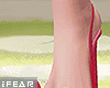 ♛Eli Sexy Red V Heels