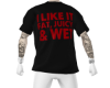 Fat Juicy Wet Tee Red