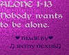 Nobody Wants To Be Alone