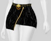 Gold Skul Black Skirt