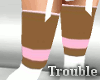 T! Brown Pink Stockings