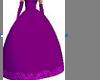 Royal purple ballgown