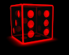 Neon Red Dice