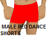 Male Red Dance Shorts