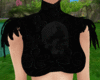 Black Lace Skull Top