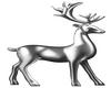 SILVER XMAS DEER-3