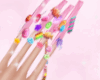 ! XXL Pink candy nails