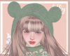mimi knit hat green