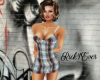 PLAID MINIDRESS