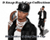 Black R's 9 Snap bk Cap