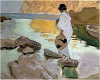 Painting by Sorolla