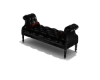 Elegant black sofa