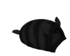 Cat's Cute Bed Black