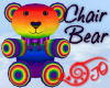 Rainbow Chair Bear