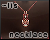 Necklace:Tears in copper
