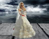 1800 WeddingGown-Wht/Red