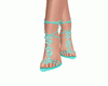 Turquoise Sexy Heels