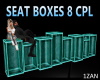 TEAL CLUB SEATS 8 CPL
