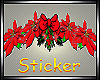 Christmas Flower Sticker