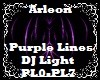 Purple Lines DJ Light