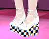 P! Glitch Chess Shoes