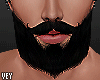 *V Moustached Long Beard
