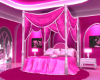 Girly pink furnitured
