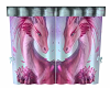 Pink Dragon Curtains