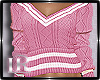iR" Prep Sweater Pink