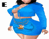 [ E ] Cute Rakun Blue JK