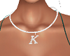Necklace Letter K