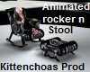 Animated rocker n stool