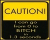 caution head sign