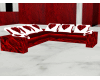 couches red and white