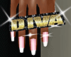 BLK & GOLD DIVA RING