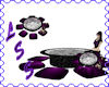 Glass Table Purple
