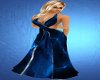 Blue Halter Gown