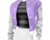 AS Purple Varsity Jacket