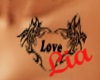 Love chest tattoo