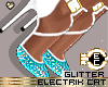 ! EC Teal Glitz Shoes