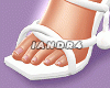 Dara White Sandals