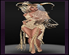 Gold Fantasy Gown Dress Bow n Arrow