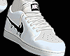 E. NK SHOES WHITE
